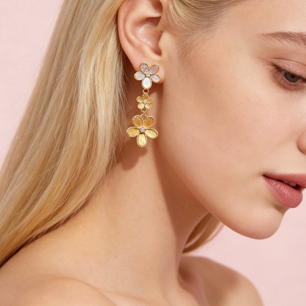 Flora Drop Earrings