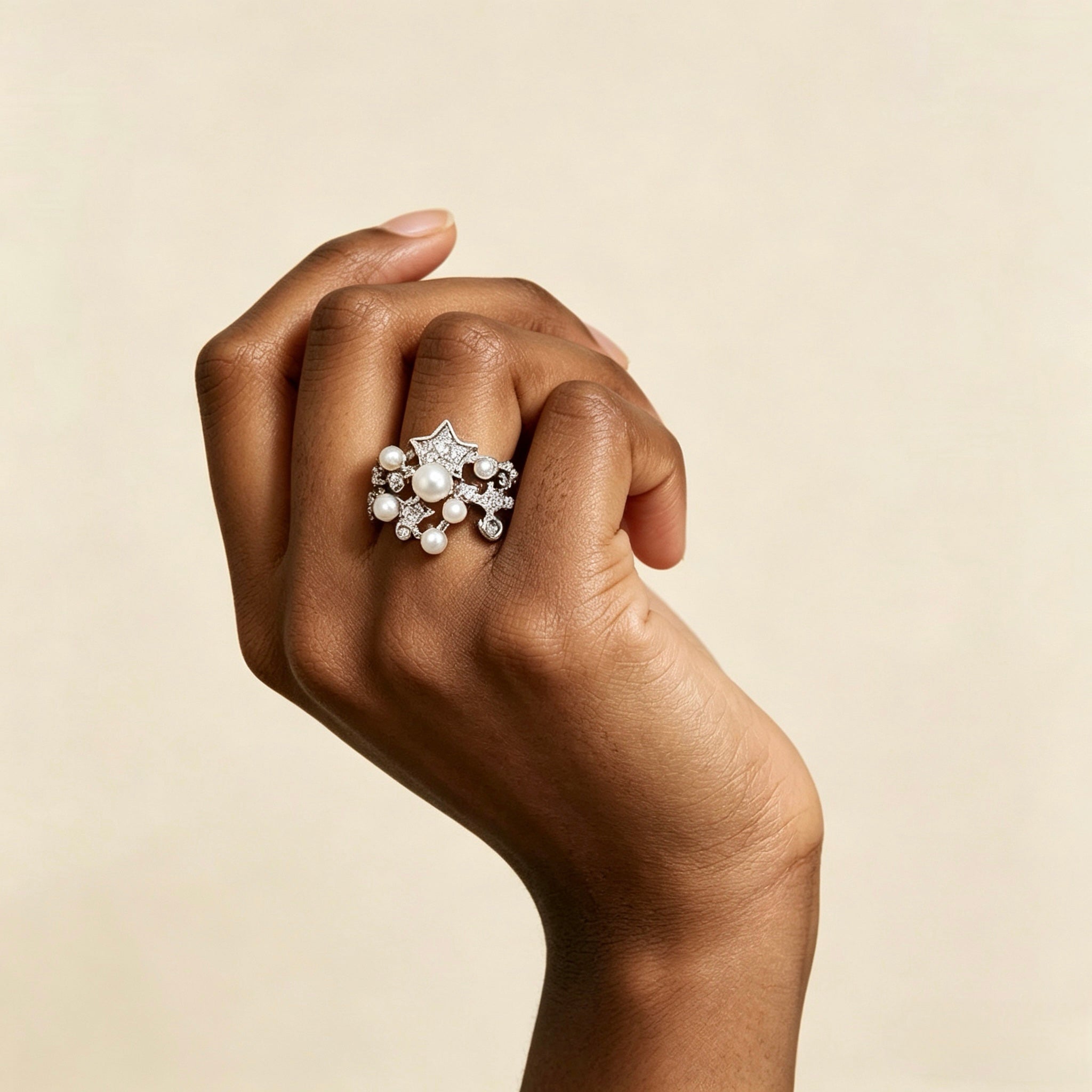 Celestial Pearl Ring