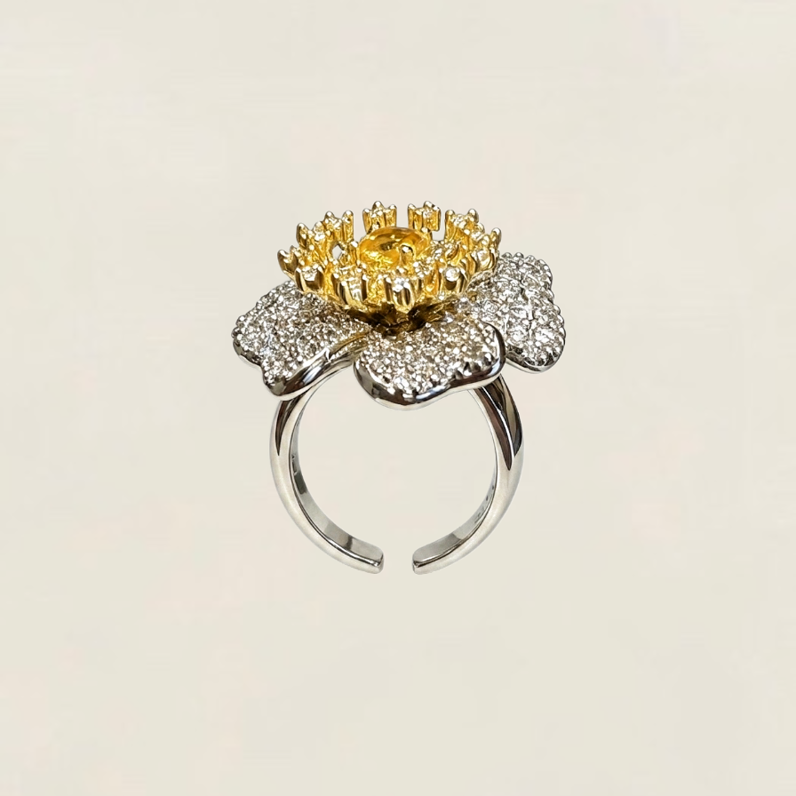 Sunlit Bloom Ring