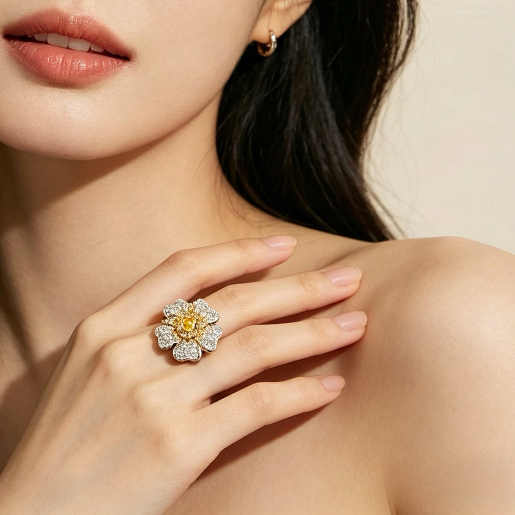 Sunlit Bloom Ring