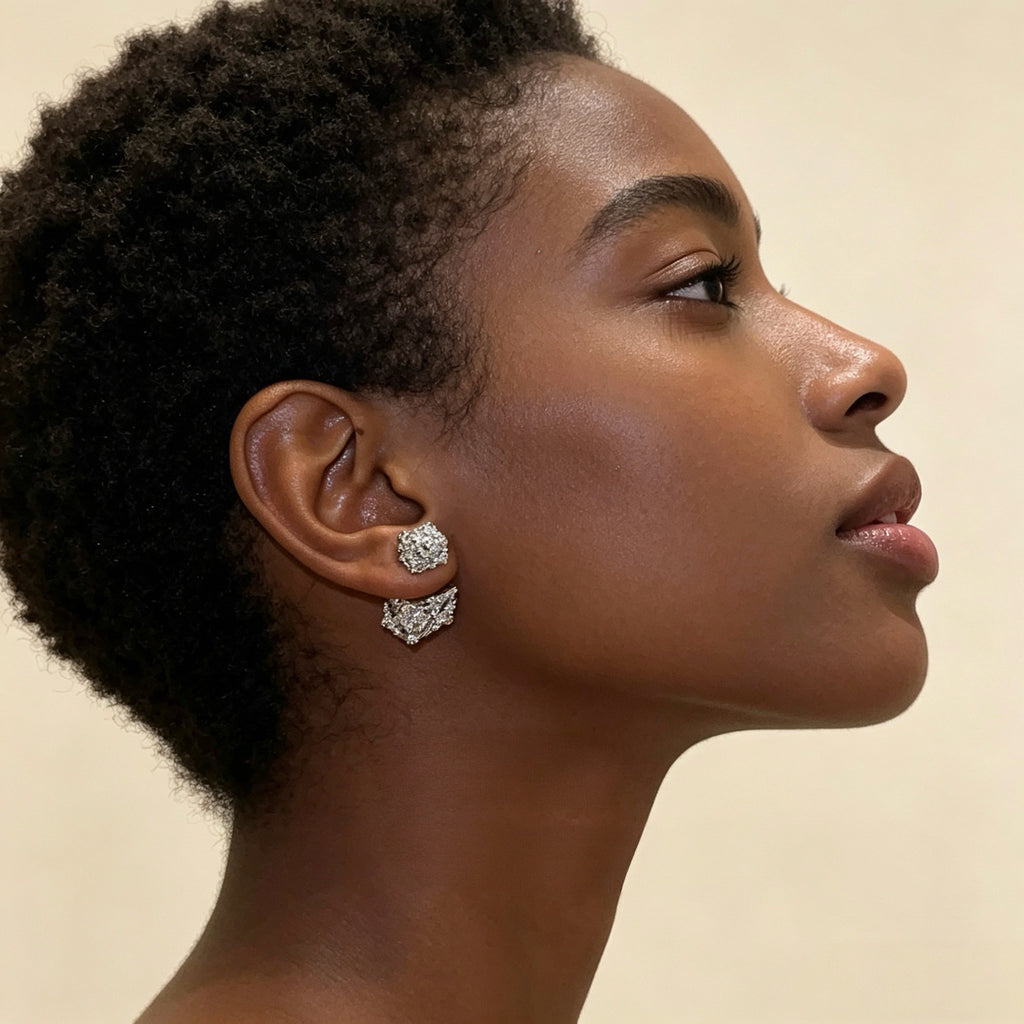 Front-Back Crystal Earrings