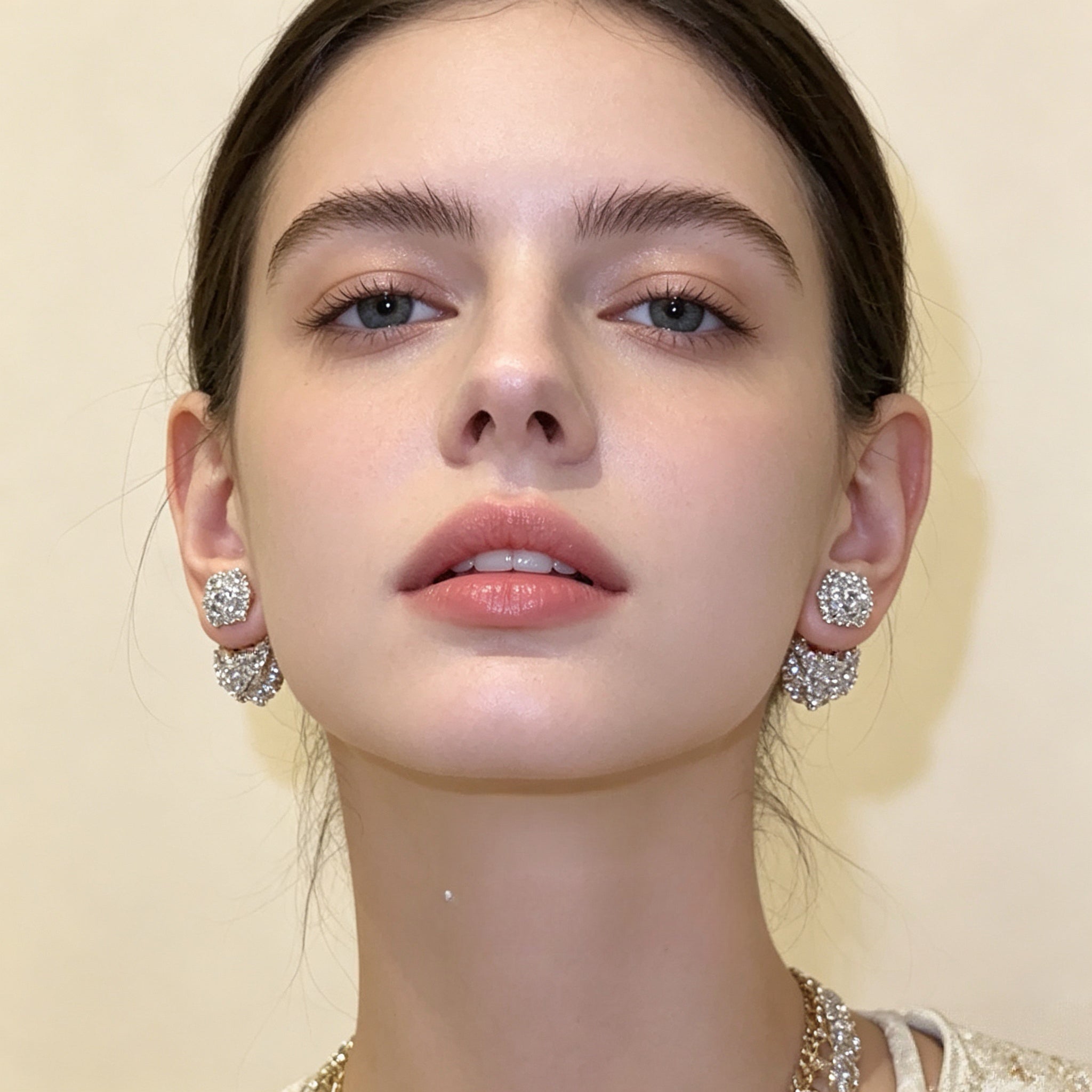 Front-Back Crystal Earrings