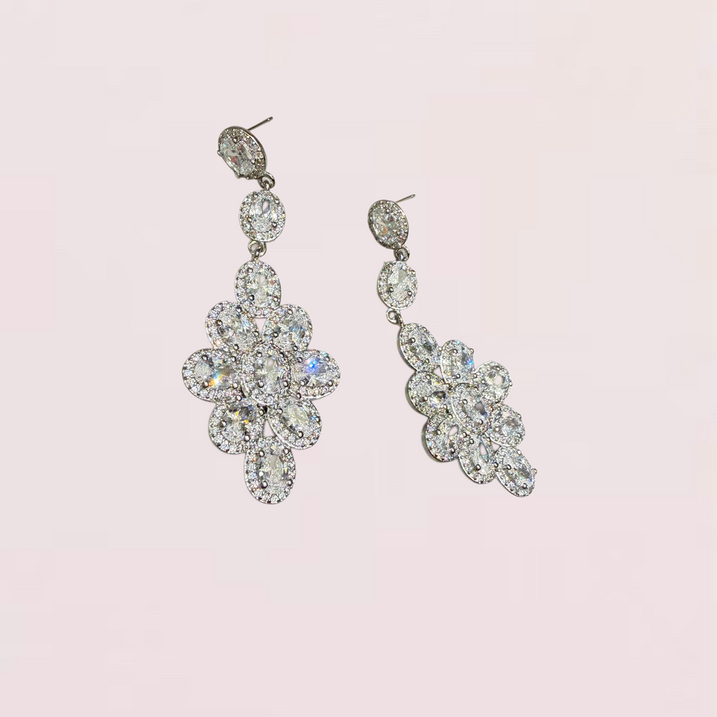 Cascading Star Drop Earrings