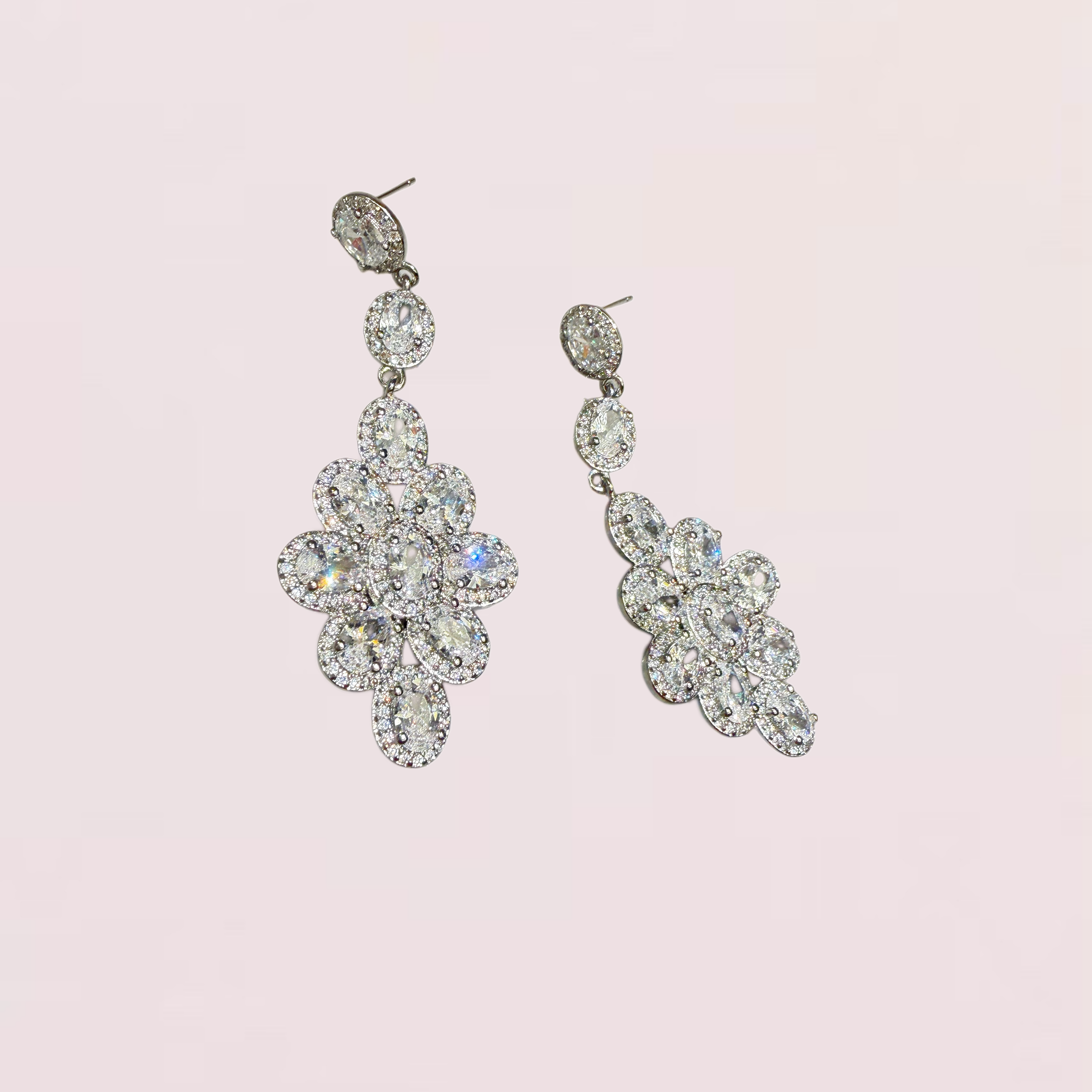 Cascading Star Drop Earrings