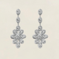 Cascading Star Drop Earrings
