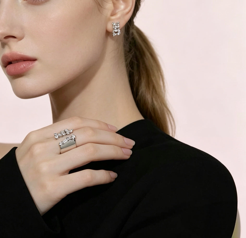 Mirror-Finish Wide Band Ring