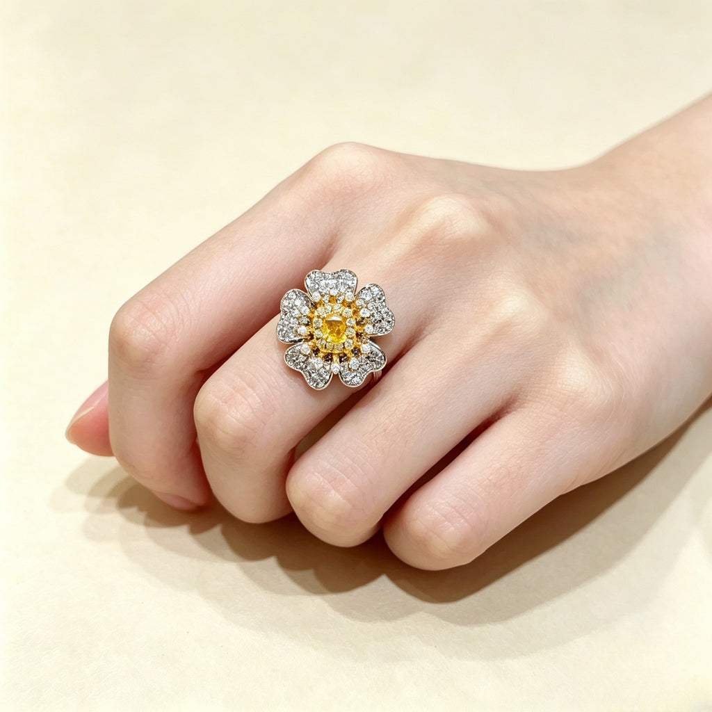 Sunlit Bloom Ring