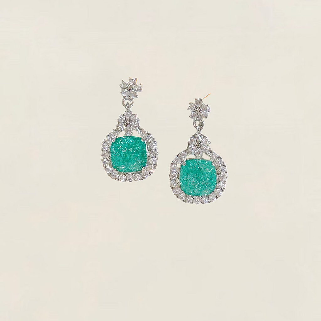 Emerald Teardrop Earrings