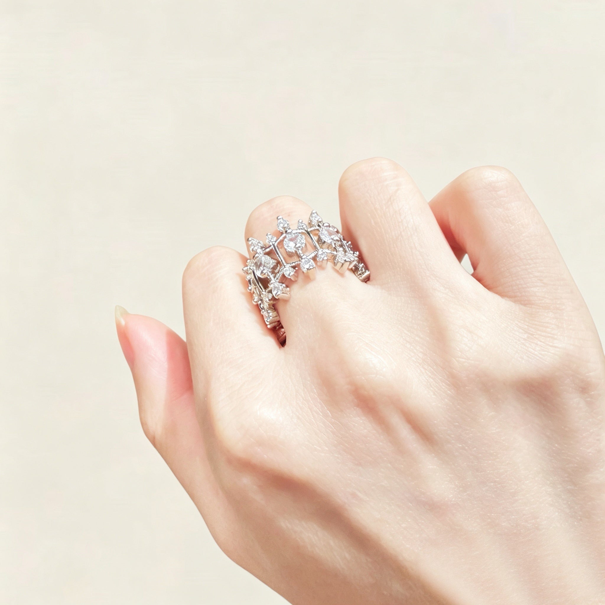 Italian Lace Openwork Ring