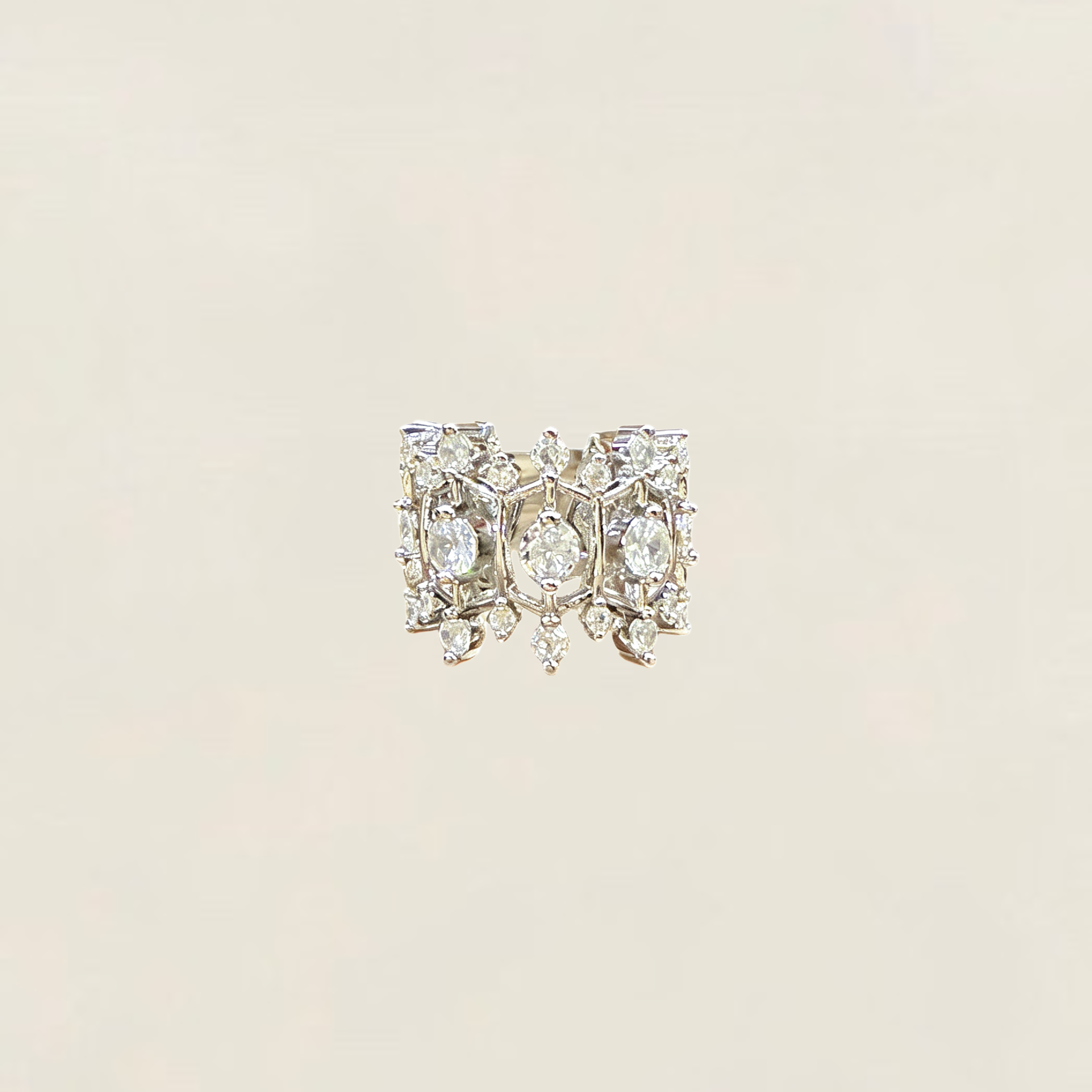 Italian Lace Openwork Ring