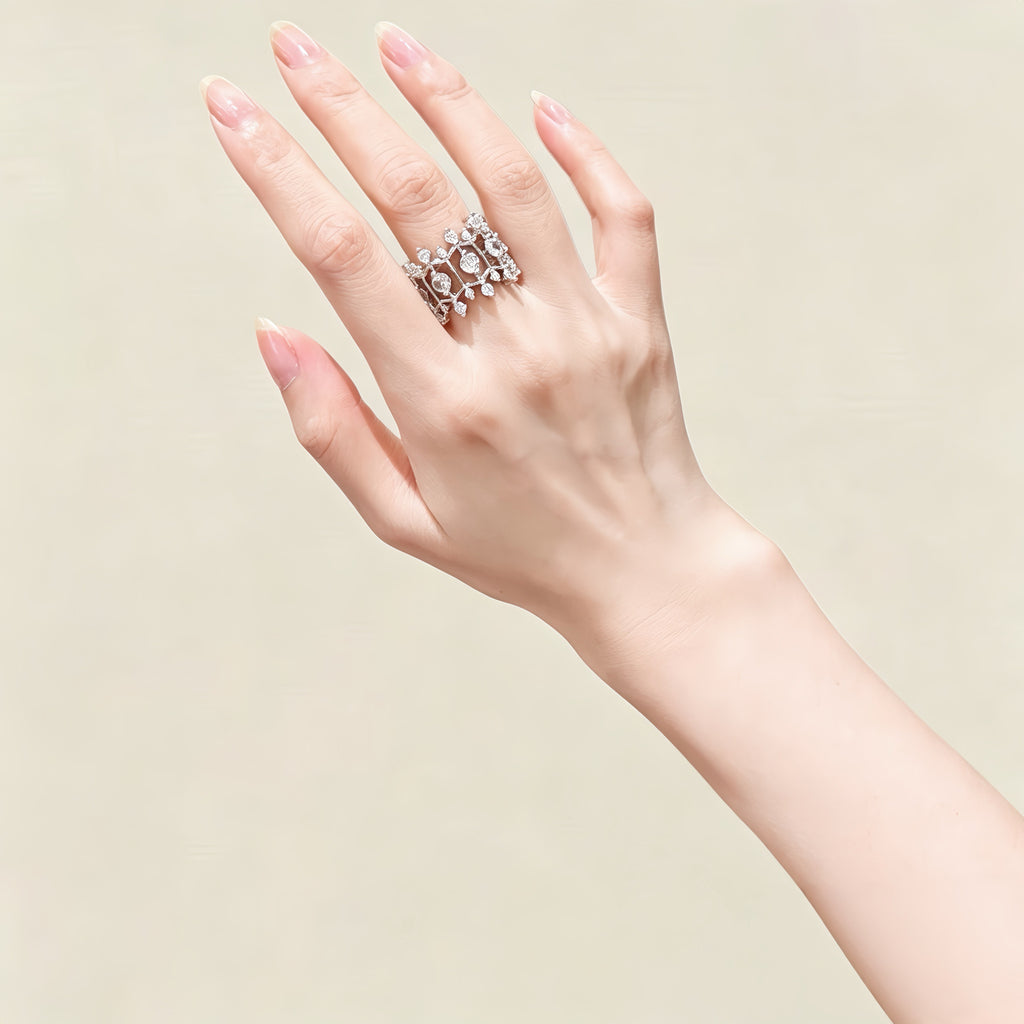 Italian Lace Openwork Ring