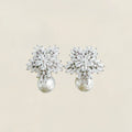 Pearl Snowflake Earrings