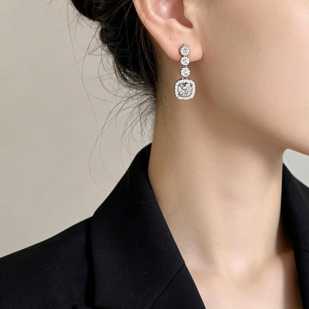 Radiant Pear-Drop Earrings