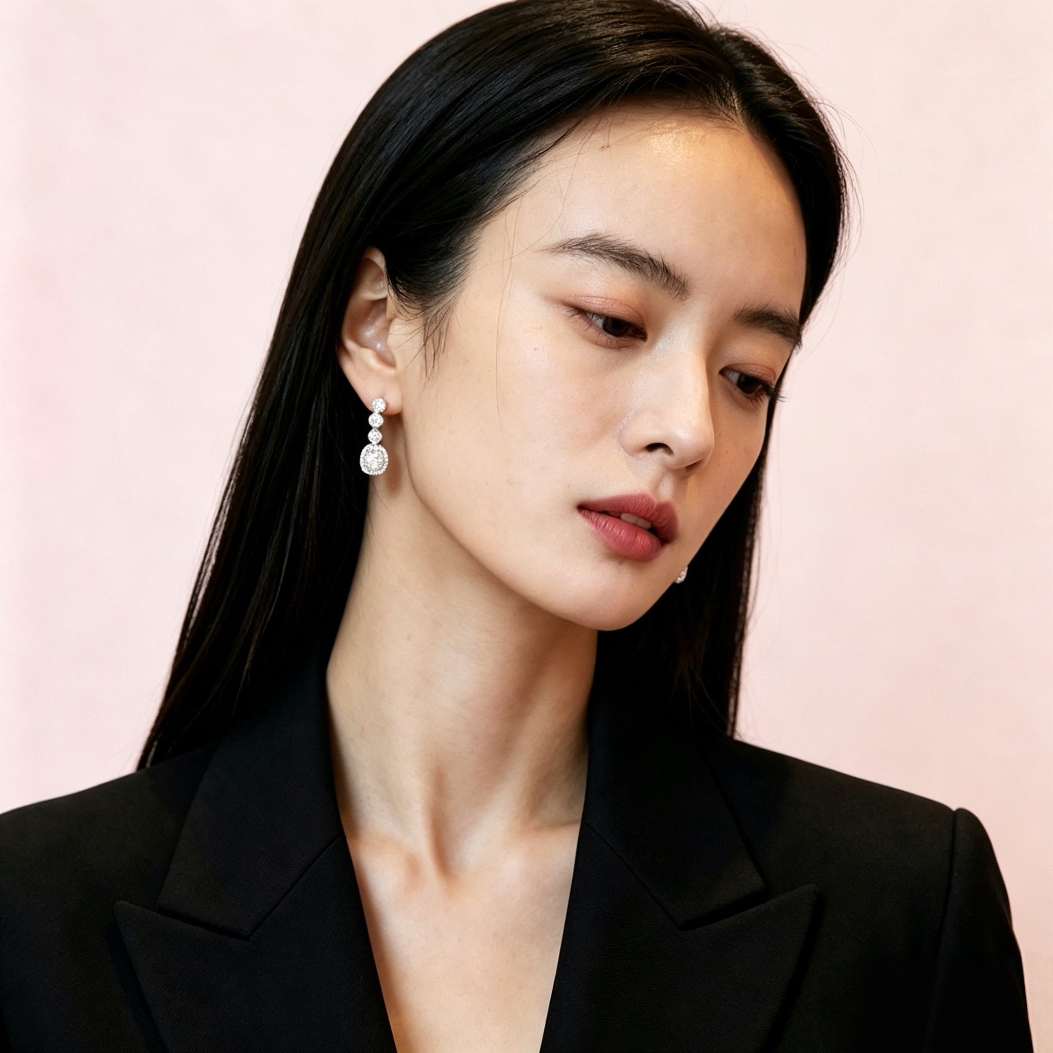Radiant Pear-Drop Earrings