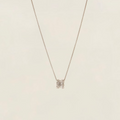 Adjustable Micro Pavé Pendant Necklace