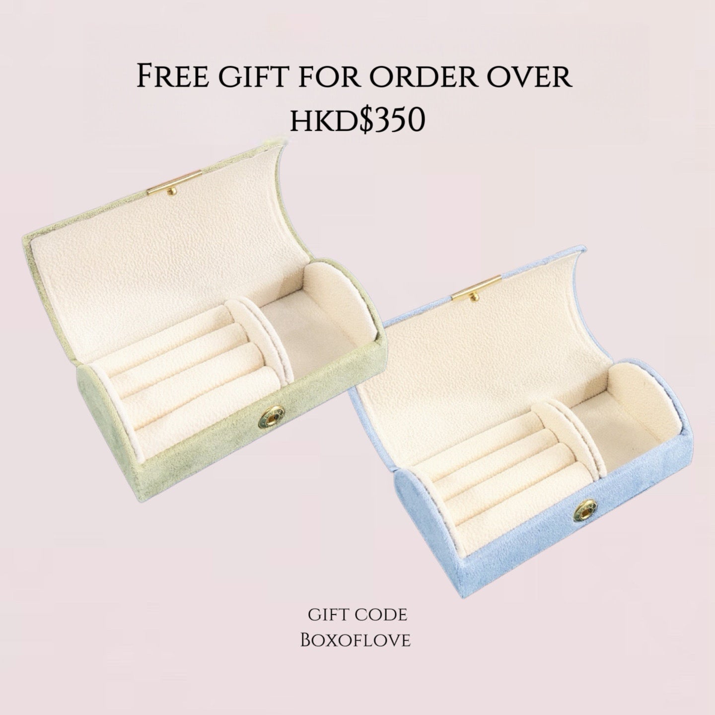 free gift for order over $350 - velvet jewelry box